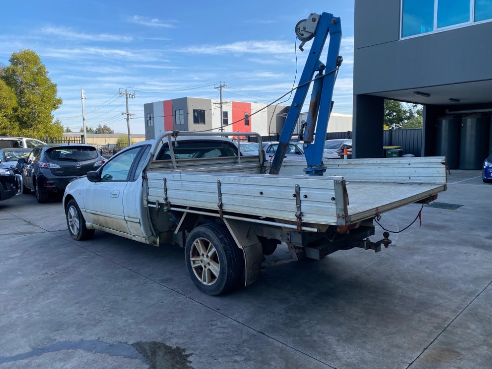 Car Wreckers - Ford Falcon 2005 White Auto Petrol