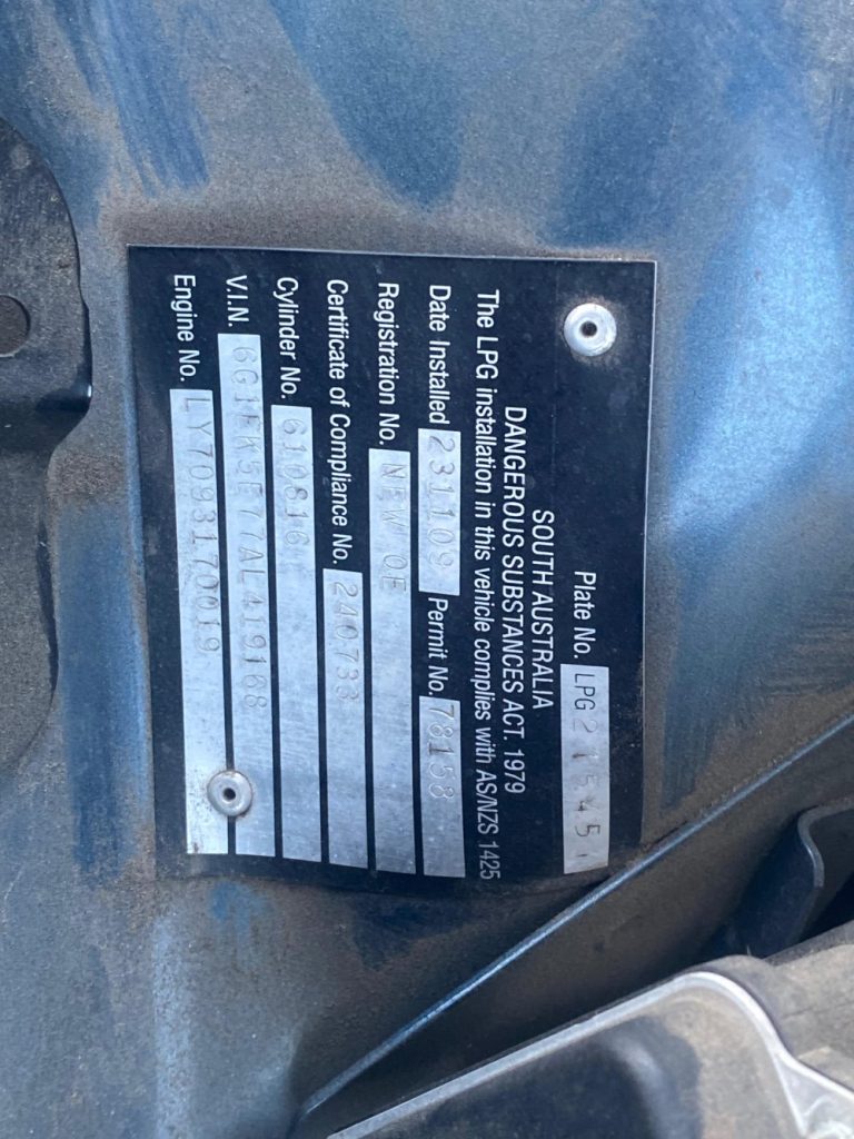 Car Wreckers - Holden Commodore 2009 Blue Auto Petrol