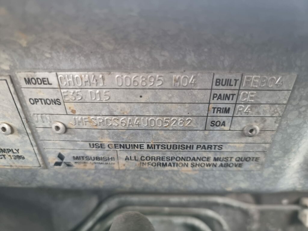 Car Wrecking Mitsubishi Lancer 2004 1