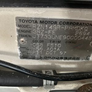 Car Wrecking Toyota Hilux 1997 1