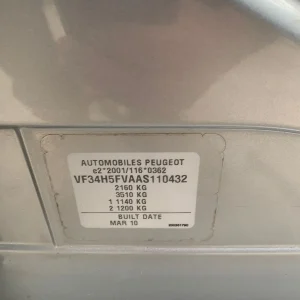 car wrecking PEUGEOT 308 2010