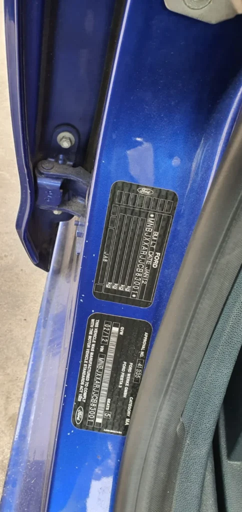 Car Wrecking Ford Fiesta