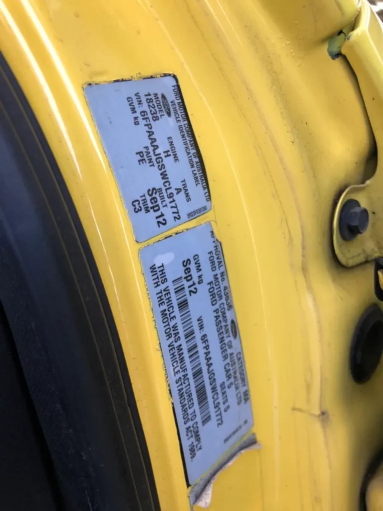 Car Wrecking Ford Falcon