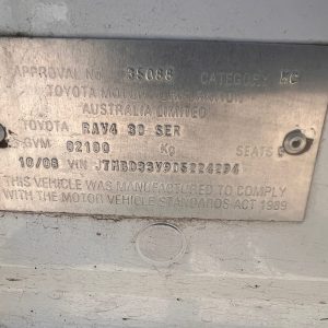 Car Wreckers - Toyota Rav5 2008