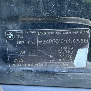 Bmw 323i 2009 Black Auto Petrol