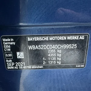 BMW 530D 2021 Blue Auto Diesel