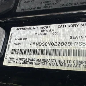 Bmw X6M 2021 Black Auto Petrol