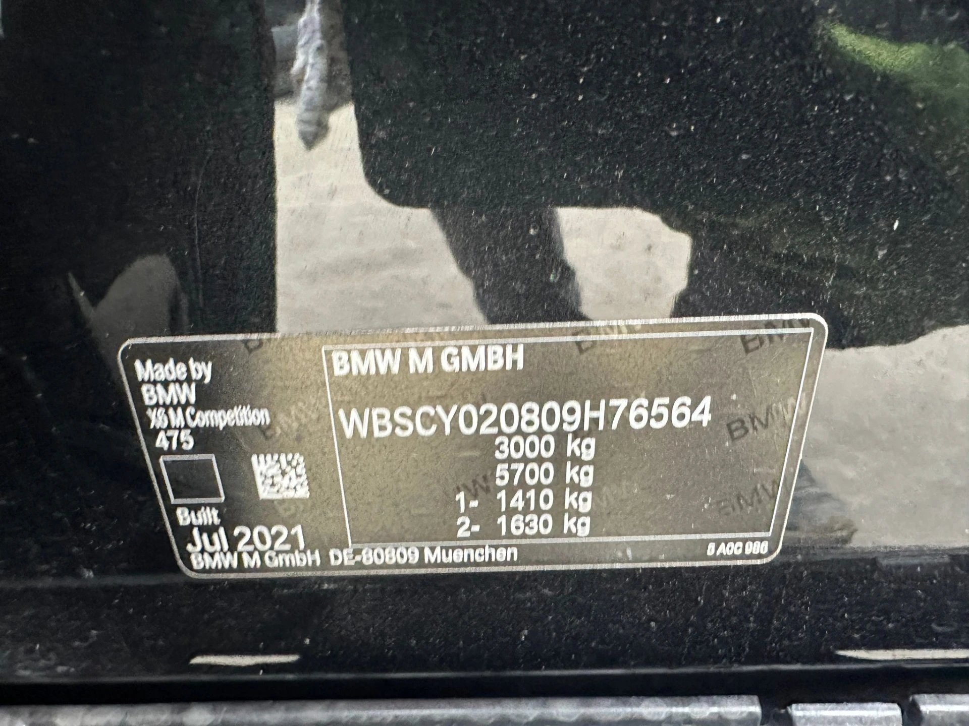 Bmw X6M 2021 Black Auto Petrol