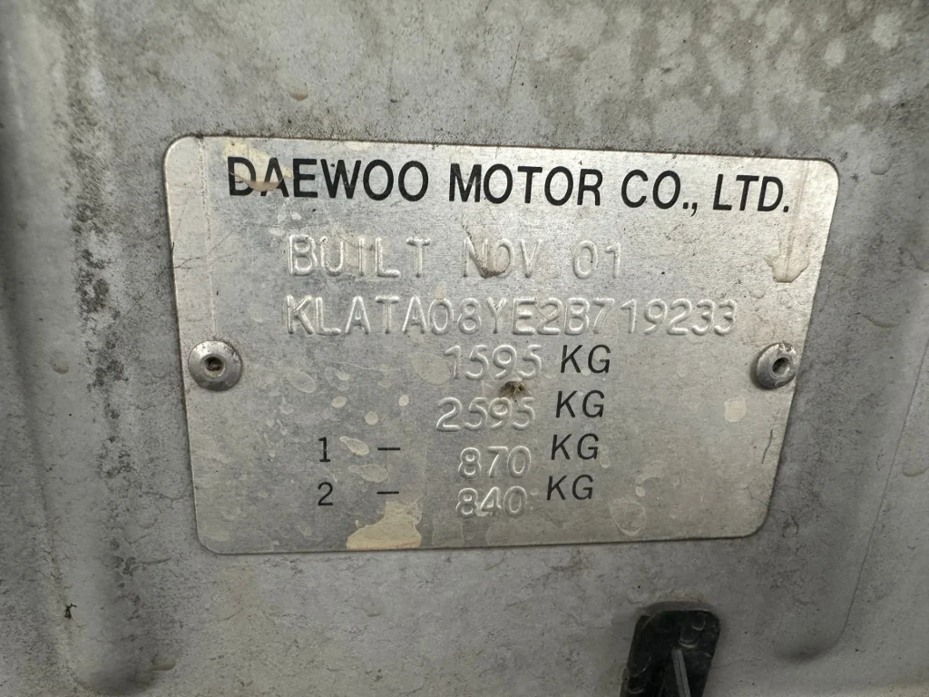 Daewoo Lanos 2001 Silver Auto Petrol