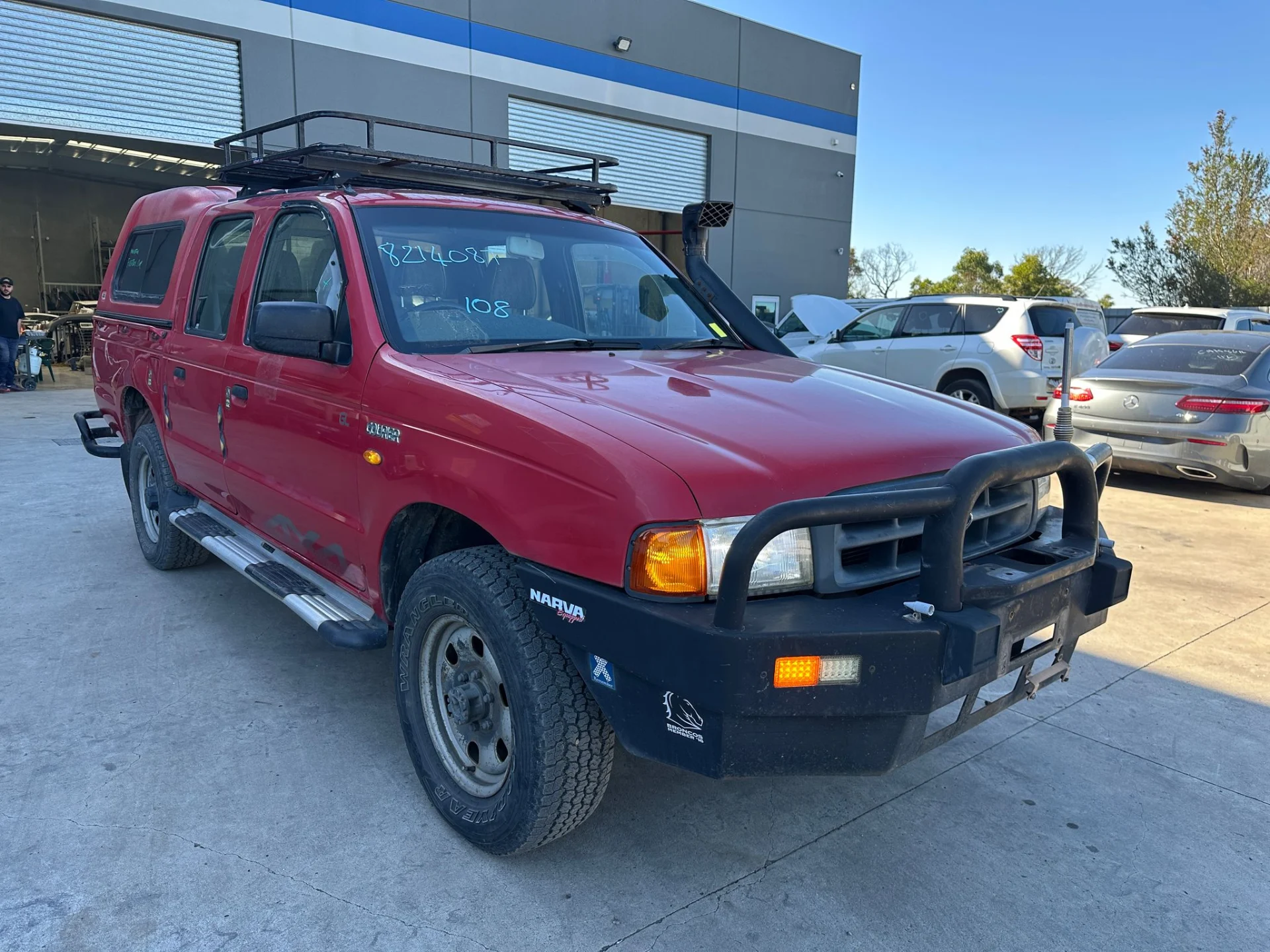 Ford Courier 1999 Red Manual Diesel