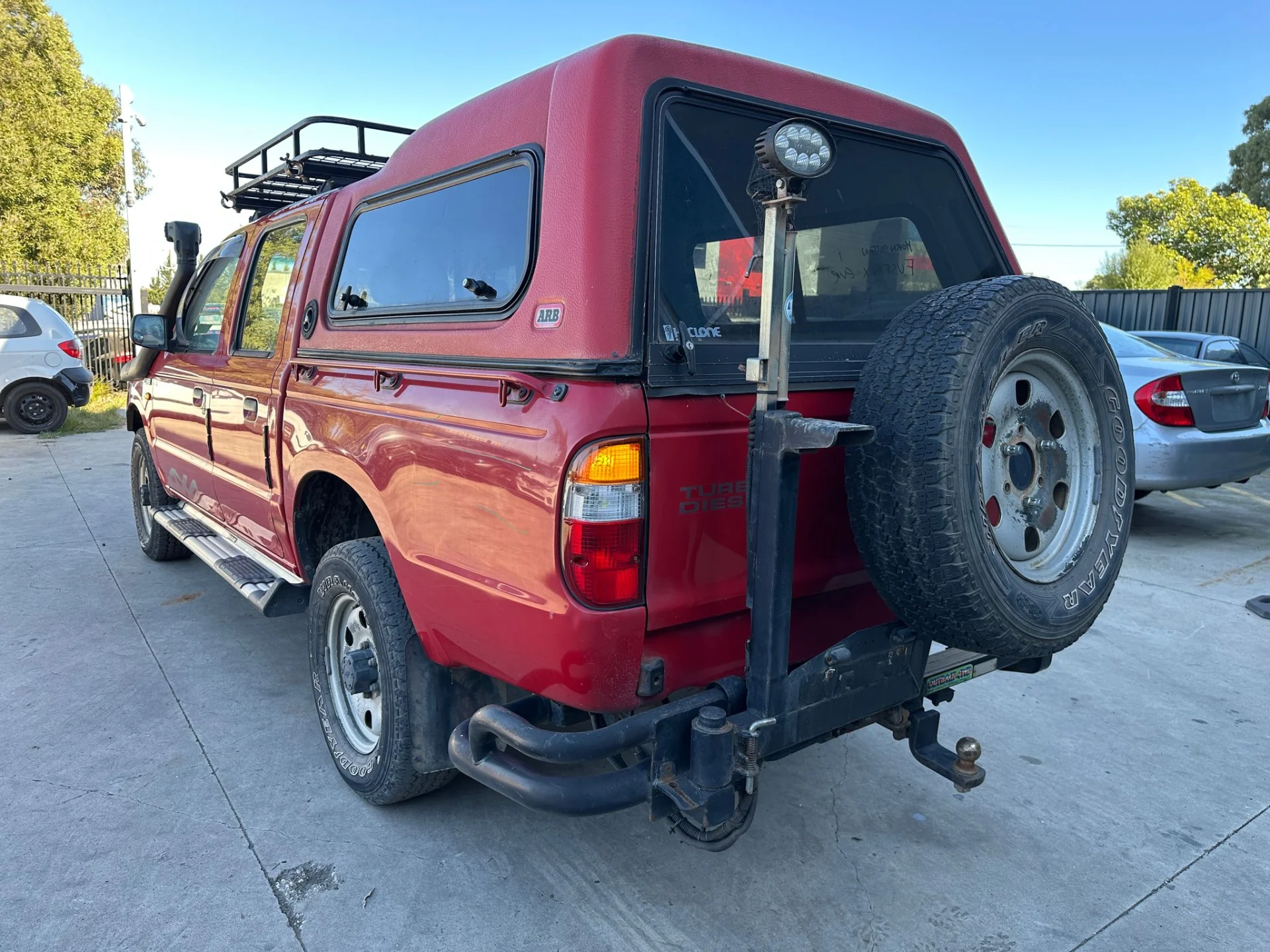 Ford Courier 1999 Red Manual Diesel