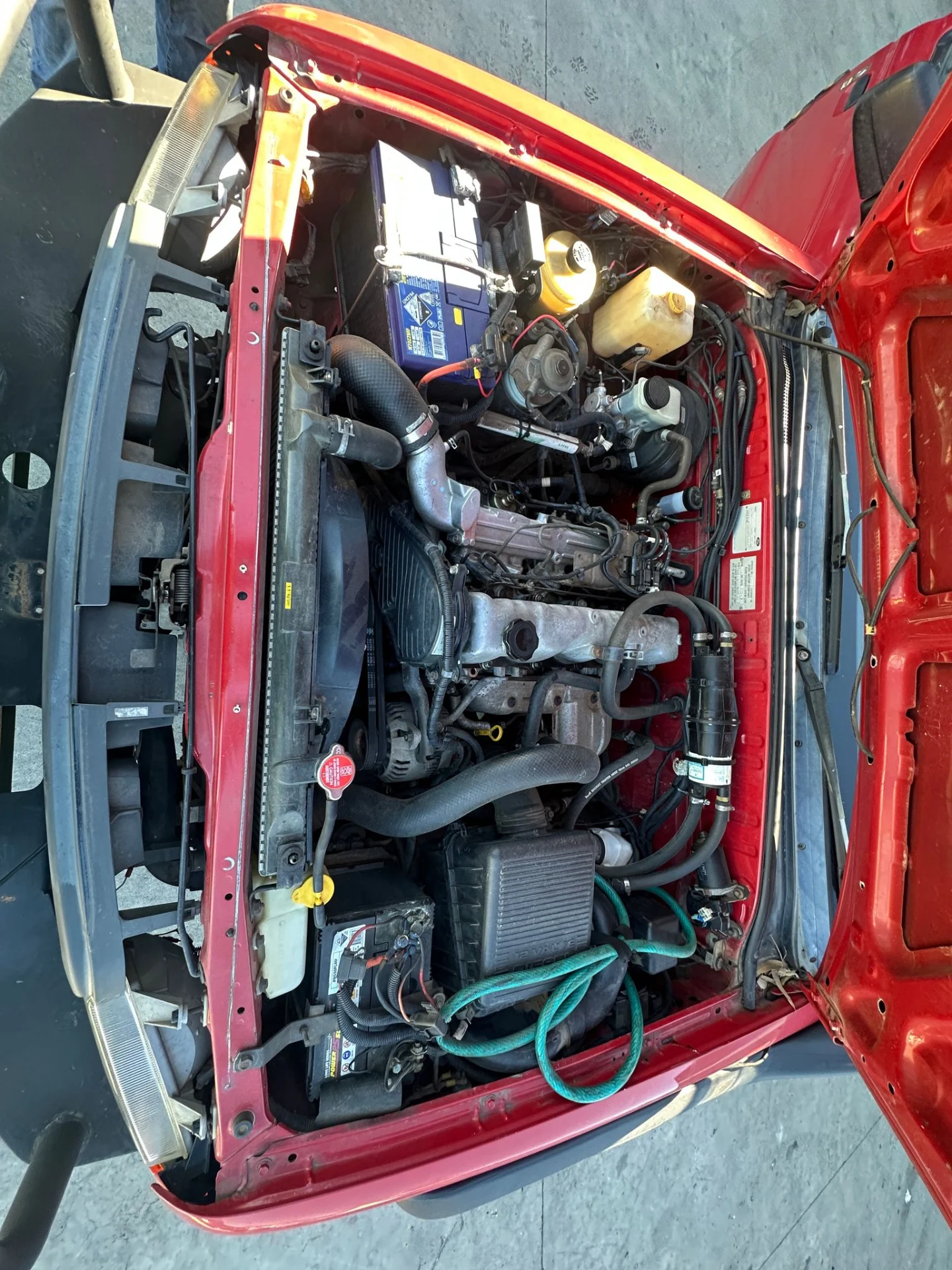 Ford Courier 1999 Red Manual Diesel