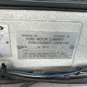 Ford Courier 1999 White Manual Diesel