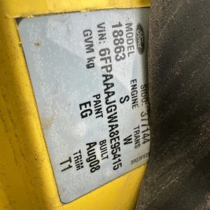 Ford Falcon 2008 Yellow Auto Petrol