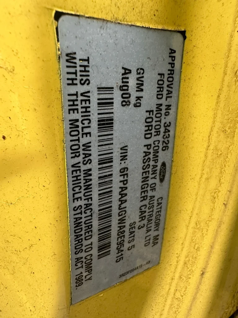 Ford Falcon 2008 Yellow Auto Petrol