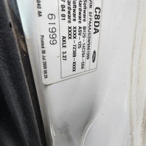Ford Falcon 2009 White Auto Gas