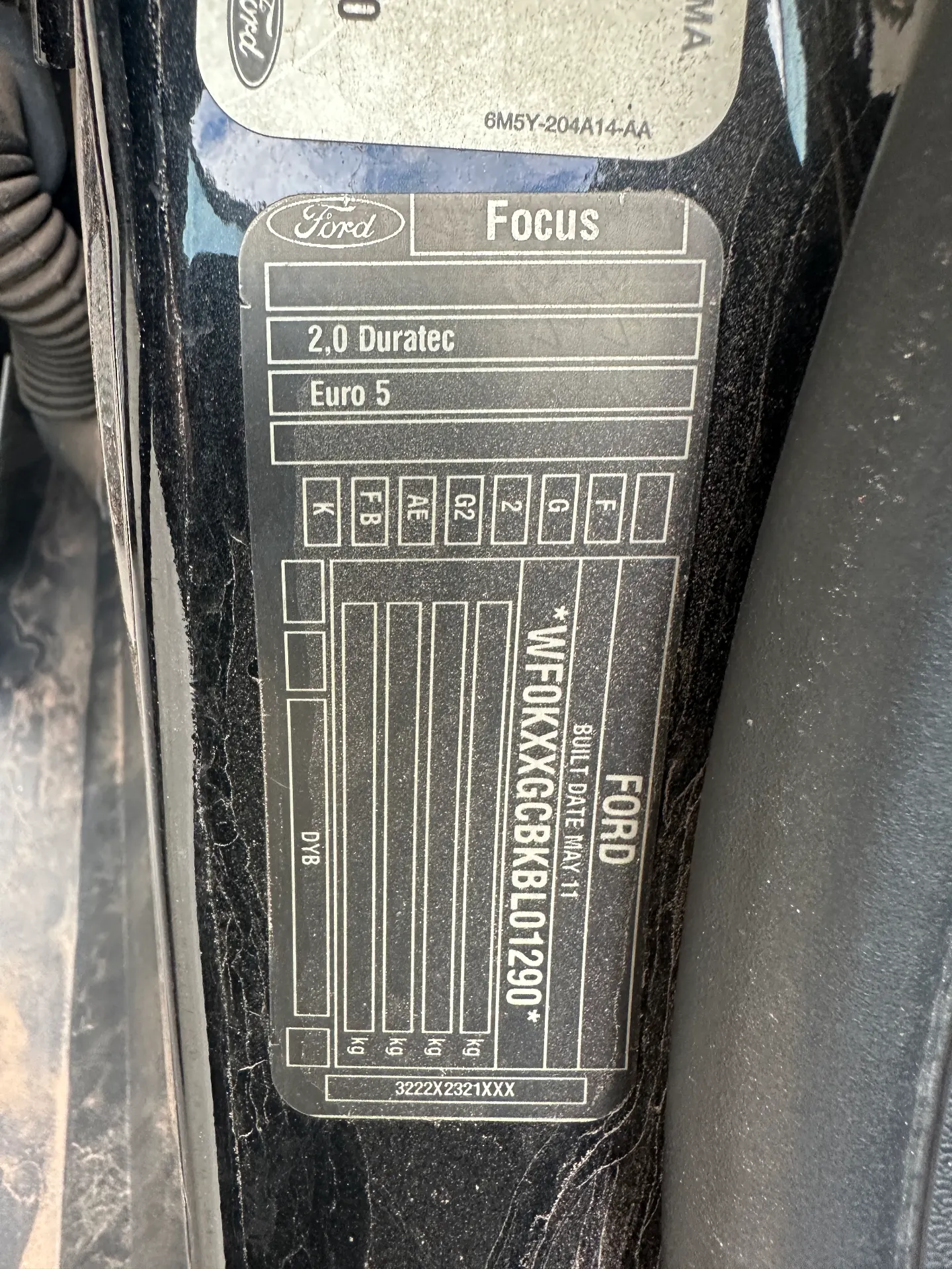 Ford Focus 2011 Black Auto Petrol