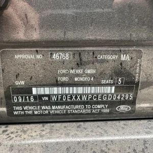 Ford Mondeo 2025 Grey Auto Petrol