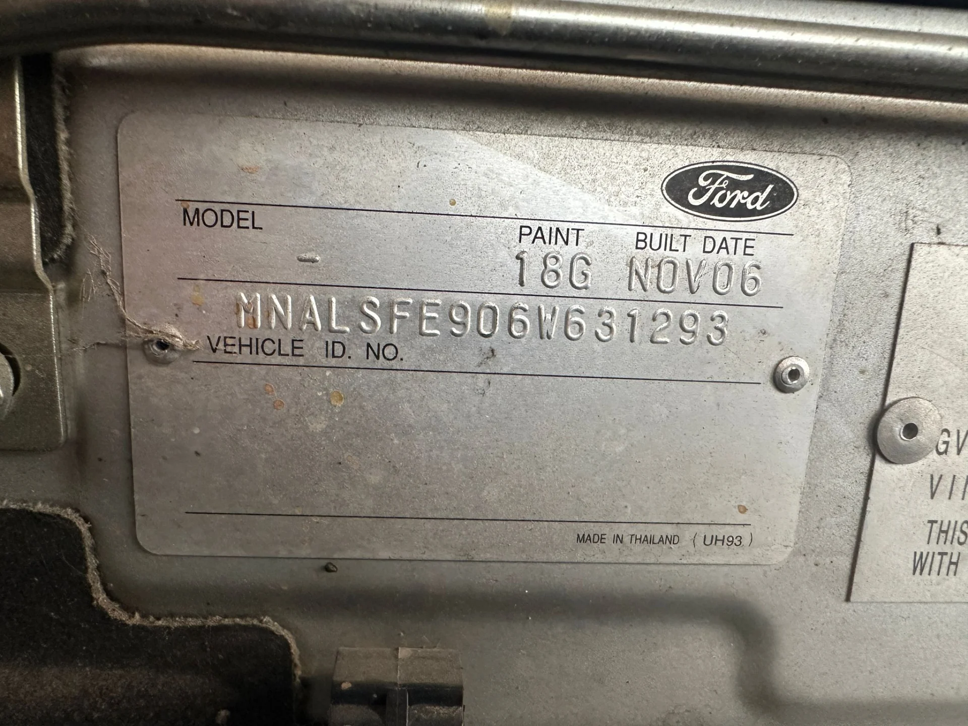 Ford Ranger 2006 Silver Manual Diesel