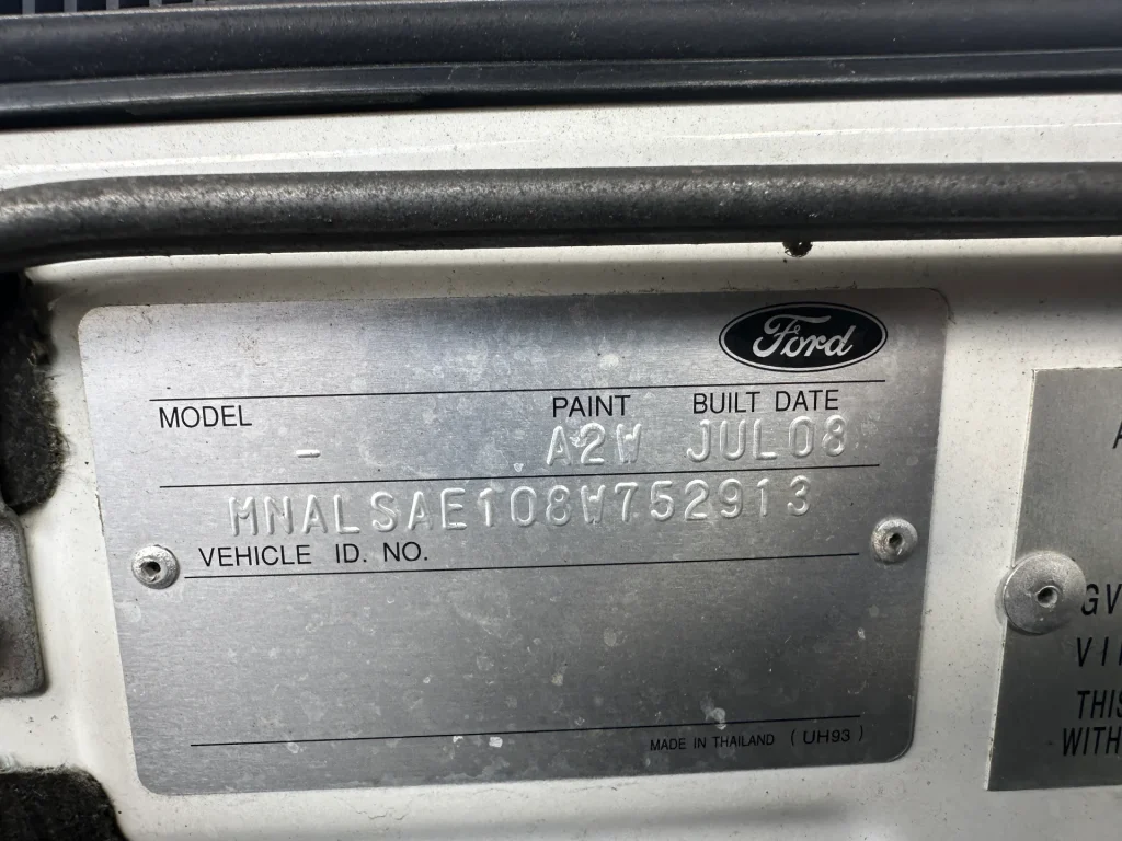 Ford Ranger 2008 White Manual Diesel