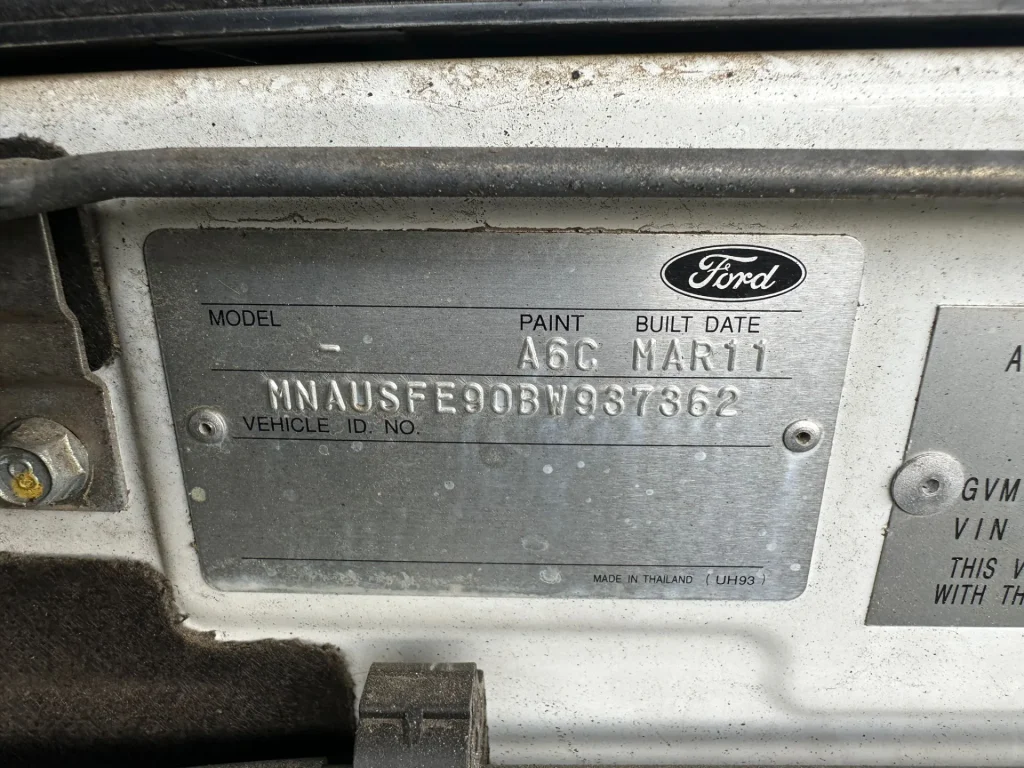 Ford Ranger 2011 White Manual Diesel