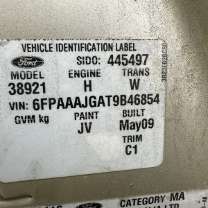 Ford Territory 2009 Gold Auto Petrol