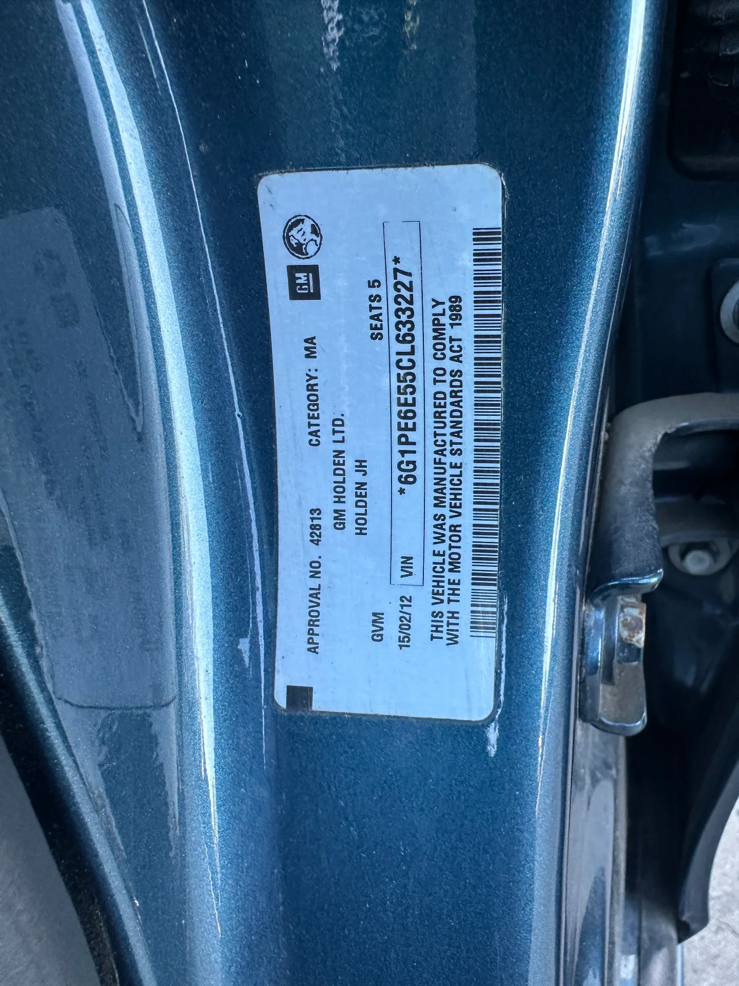 Holden Cruze 2012 Blue Auto Petrol
