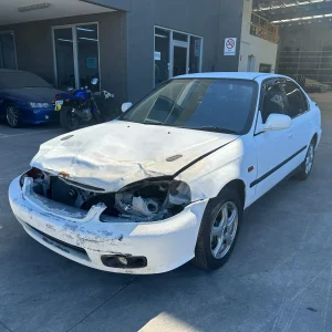 Honda Civic 1999 White Manual Petrol