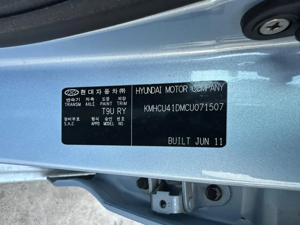 Hyundai Accent 2011 Blue Auto Petrol