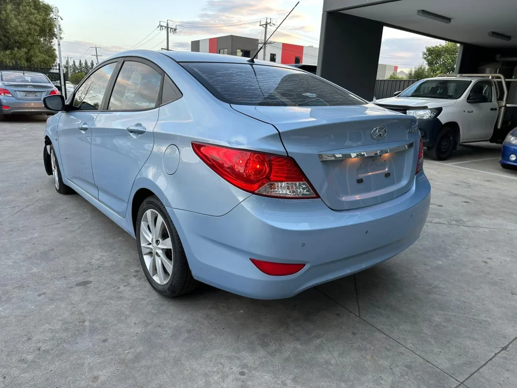 Hyundai Accent 2011 Blue Auto Petrol