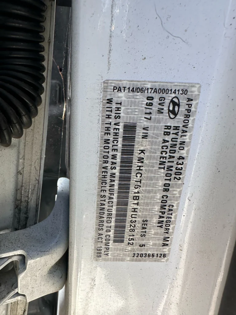 Hyundai Accent 2016 White Auto Petrol