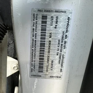 Hyundai Santa Fe 2011 White Auto Diesel