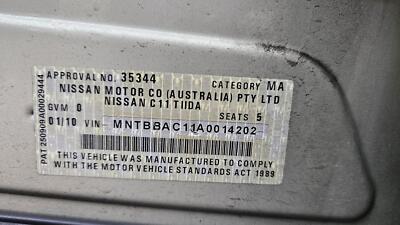 NISSAN TIIDA C11 09/2004-01/2013 RIGHT FRONT WINDOW REG/MOTOR MANUAL 80720EE10C - Image 10