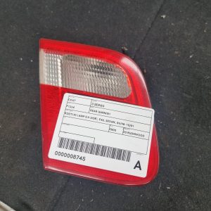 BMW 3 SERIES REAR GARNISH BOOTLID LAMP (LH SIDE), E46, SEDAN, 09/98-10/01 98 99