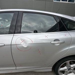 FORD FOCUS LW 05/2011-08/2015 LEFT REAR OUTER DOOR HANDLE SILVER