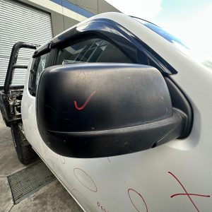 FORD RANGER PJ 12/2006-03/2009 RIGHT DOOR MIRROR MANUAL BLACK 6M3417682BEC