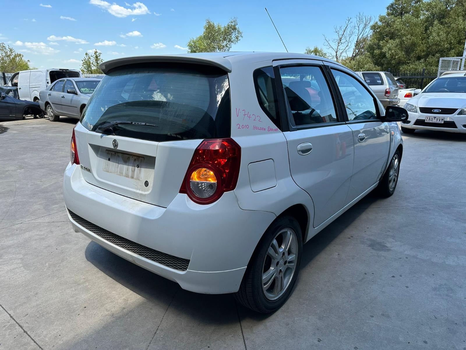 HOLDEN BARINA TK 07/2008-12/2012 RIGHT REAR DOOR WINDOW HATCHBACK - Image 5