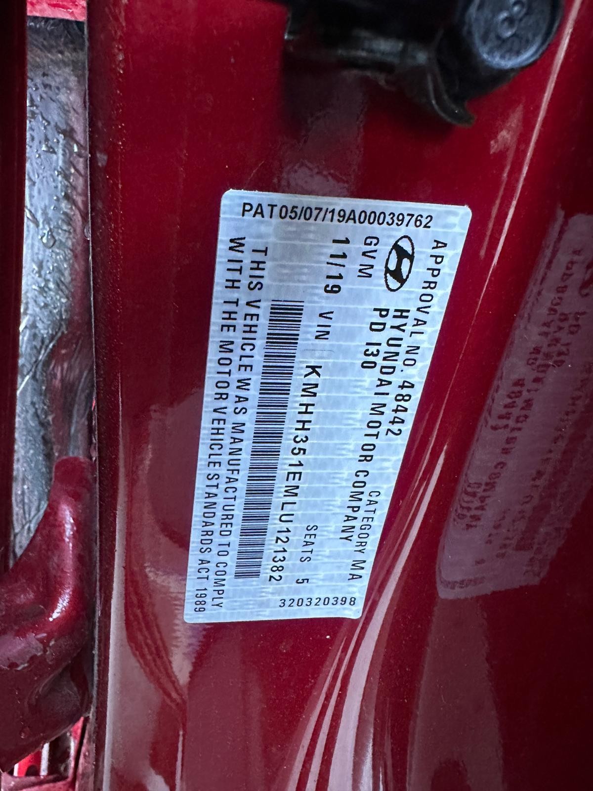 HYUNDAI I30 PD 03/2017-12/2023 LEFT FRONT DOOR REG & MOTOR ASSY P/N 82471G3000 - Image 12