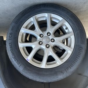 JEEP CHEROKEE KL 02/2014-03/2018 RIGHT REAR WHEEL ALLOY FACTORY 17X7IN