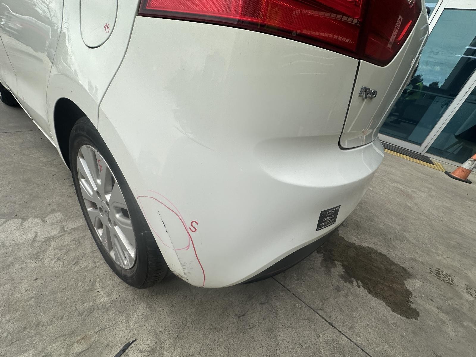 KIA RIO UB 08/2011-10/2014 REAR BUMPER BAR NON PARK SENSOR TYPE 5DR HATCH - Image 11