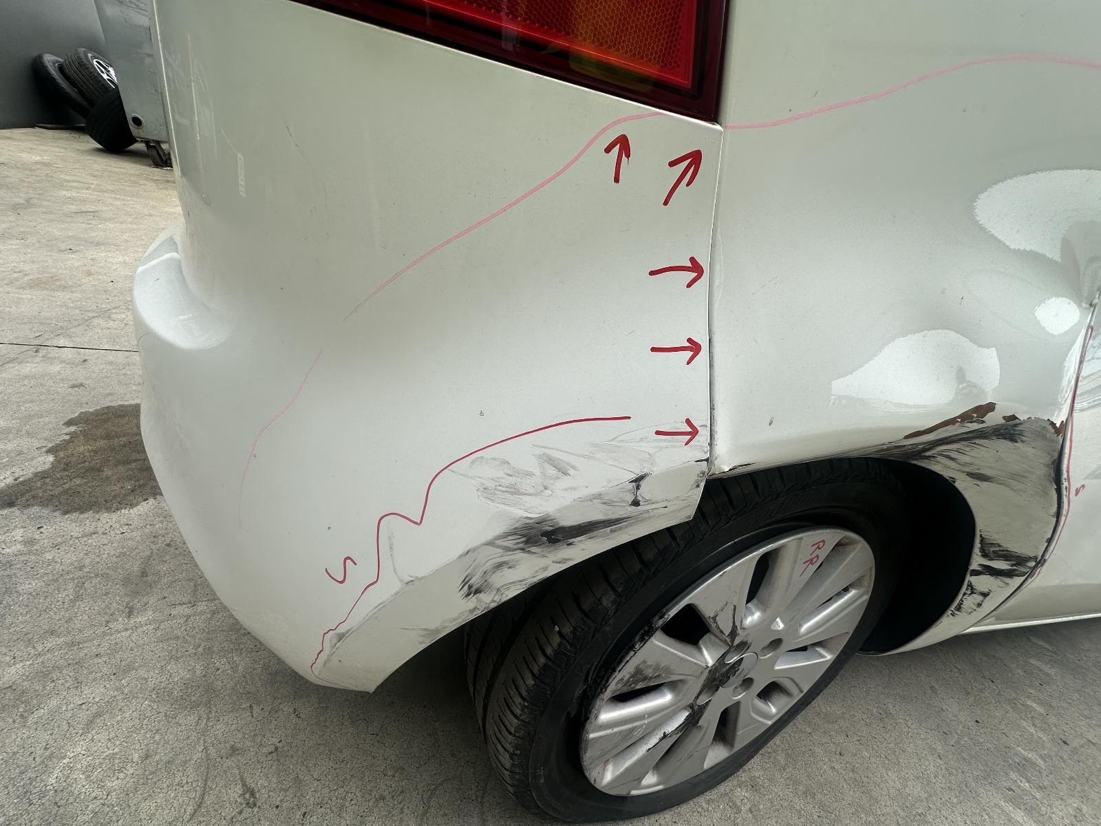 KIA RIO UB 08/2011-10/2014 REAR BUMPER BAR NON PARK SENSOR TYPE 5DR HATCH - Image 13