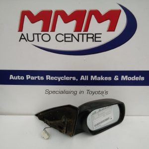 MAZDA 3 RIGHT DOOR MIRROR BK, POWER, SEDAN/HATCH, NON MPS, 3 WIRE TYPE, 10/03-04