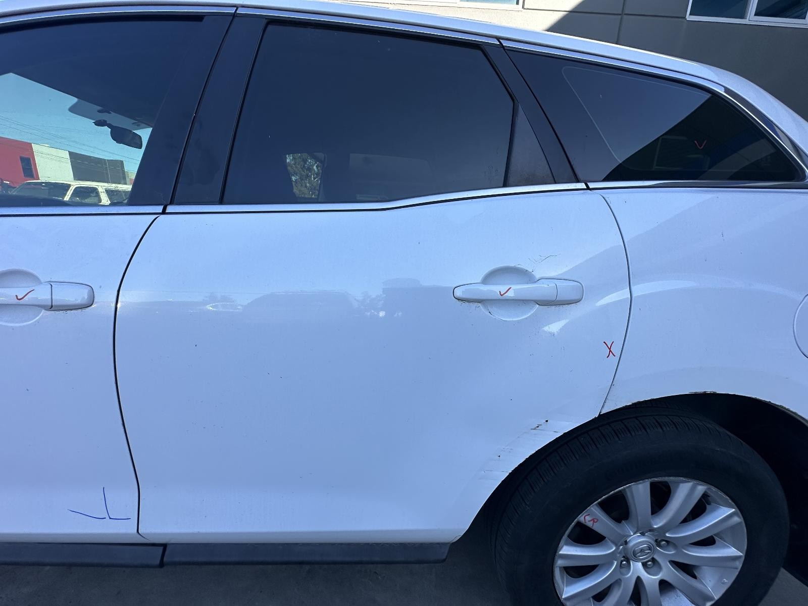 MAZDA CX7 ER 11/2006-02/2012 LEFT REAR DOOR WINDOW STANDARD TINT