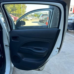 MITSUBISHI MIRAGE LA-LB 12/2012-12/2024 RIGHT REAR DOOR TRIM BLACK CLOTH HATCH