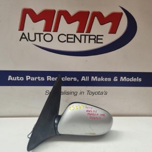 NISSAN PULSAR LEFT DOOR MIRROR N16, SEDAN, COLOUR CODED, 07/00-07/03 00 01 02 03