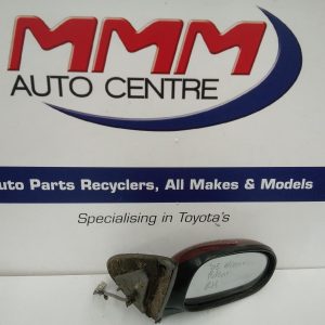 NISSAN PULSAR RIGHT DOOR MIRROR N16, SEDAN, COLOUR CODED, 08/03-12/05 03 04 05