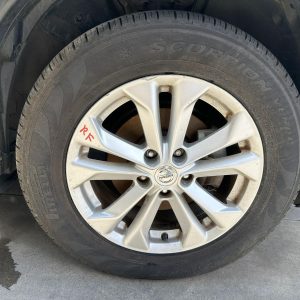 NISSAN XTRAIL T32 02/2014-01/2017 RIGHT FRONT WHEEL ALLOY FACTORY 17X7.0IN