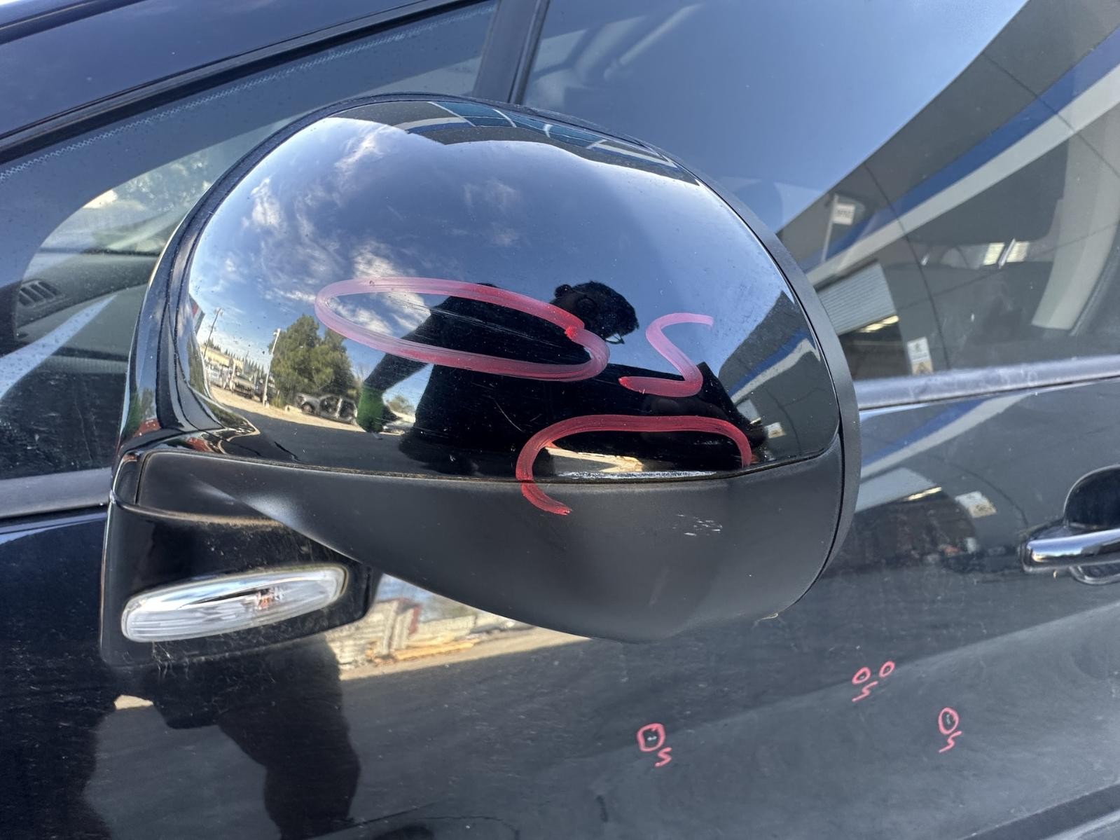 PEUGEOT 308 T7 09/2007-12/2013 LEFT DOOR MIRROR MANUAL FOLDING 1 PLUG TYPE