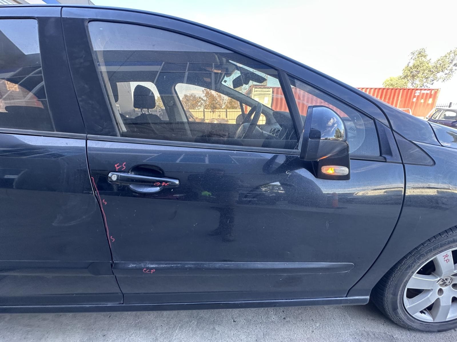PEUGEOT 308 T7 09/2007-12/2013 RIGHT FRONT DOOR WINDOW HATCHBACK