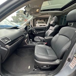 SUBARU FORESTER SJ 12/2012-08/2018 LEFT FRONT SEAT LEATHER ELECTRIC